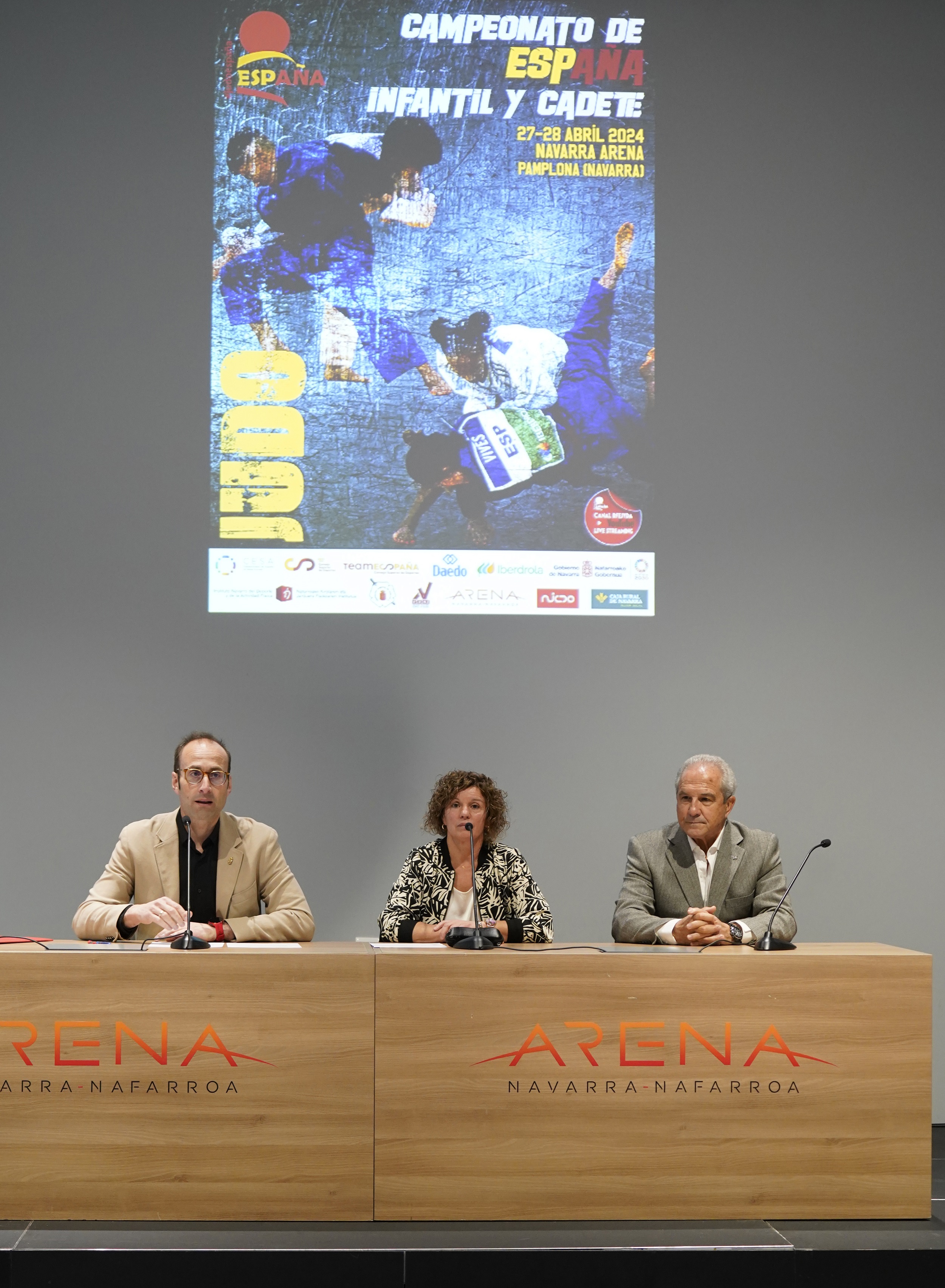 Presentado el Campeonato de Espa&ntilde;a de Judo Escolar que se realizar&aacute; en Pamplona el 27 y 28 de abril.